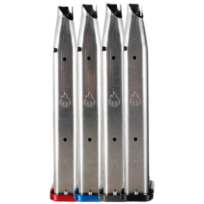 Atlas Gunworks 170mm Competition Stainless Steel 9mm 29-Round Magazine for 2011 Pistols
