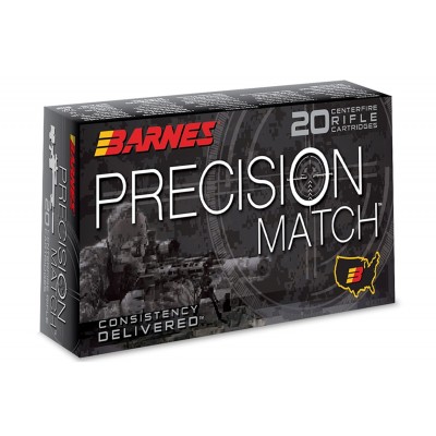 Barnes .300 Blackout 220gr Subsonic OTM BT Precision Match Ammo 20 Rounds