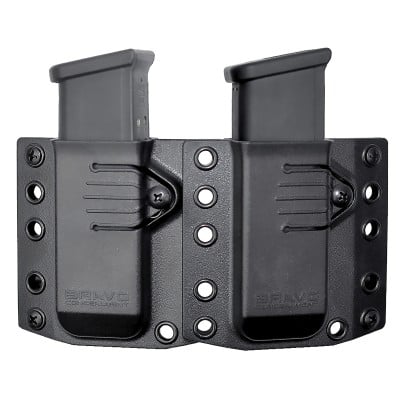 Bravo Concealment Double Magazine Pouch for Glock 17 / 19 / Sig Sauer P320 / H&K VP9 / CZ P-10 Magazines