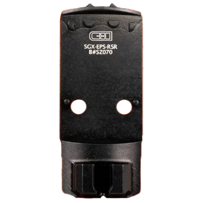 C&H Precision SIG Romeo1 Pro to Holosun EPS / EPS Carry Optic Mounting Plate with Rear Sight for P320 Legion, X-Series, M17, M18 Pistols