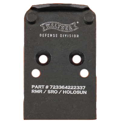 C&H Precision V4 MIL/LEO Trijicon RMR / Holosun Optics Mounting Plate for Walther PDP 1.0