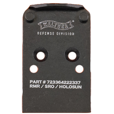 C&H Precision V4 MIL/LEO Trijicon RMR / Holosun Optics Mounting Plate for Walther PDP 1.0