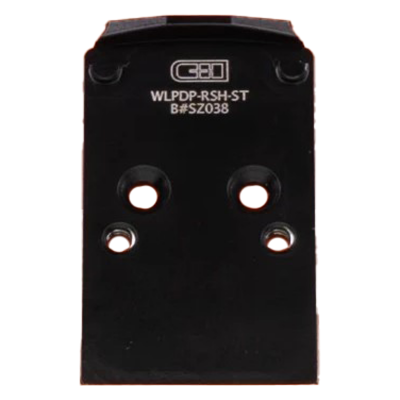 C&H Precision V4 MIL/LEO Trijicon RMR / Holosun Optics Steel Mounting Plate for Walther PDP 1.0