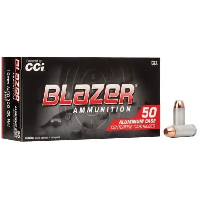 CCI Blazer 10mm Auto Ammo 200gr FMJ 50 Rounds