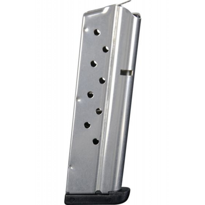 Check-Mate 1911 .38 Super 9-Round Stainless Steel Magazine with Removable Base