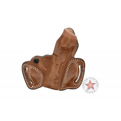 Kimber Thumb Break Right-Hand Leather Belt Slide Holster for Solo Carry 9mm - Brown