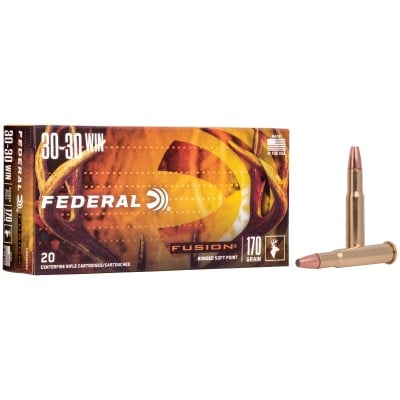 Federal Fusion .30-30 Winchester Ammo 170gr Soft Nose 20-Round Box