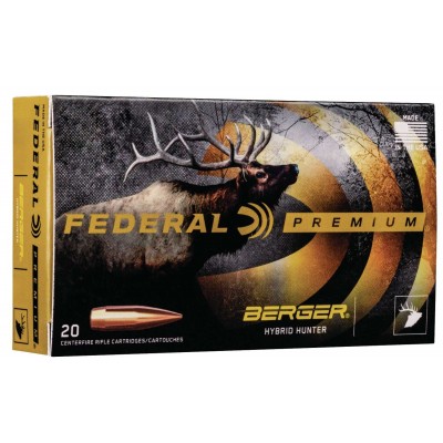 Federal Premium Gold Medal .300 Norma Mag Ammo 215gr Berger Hybrid Hunter 20-Round Box