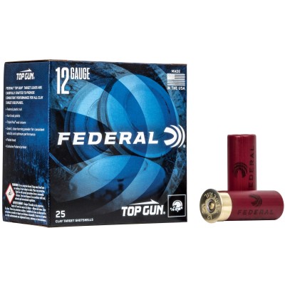 Federal Premium Top Gun 12 Gauge Ammo 2.75" #7.5 1 1/8oz 25-Round Box