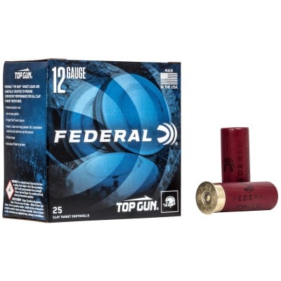 Federal Premium Top Gun 12 Gauge Ammo 2.75" #8 1 1/8oz 1145FPS 25-Round Box