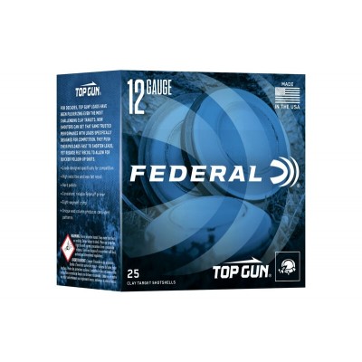 Federal Premium Top Gun 12 Gauge Ammo 2.75" #8 1oz 1330FPS 25-Round Box