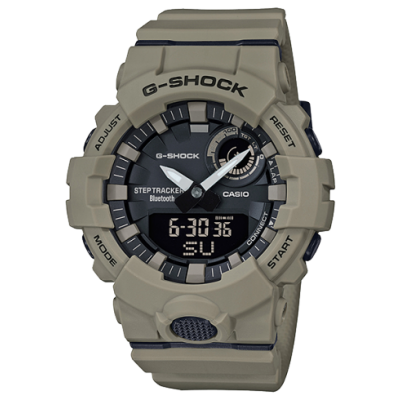 G-Shock G-Squad Tactical Digital GBD800UC-5A Wrist Watch Tan