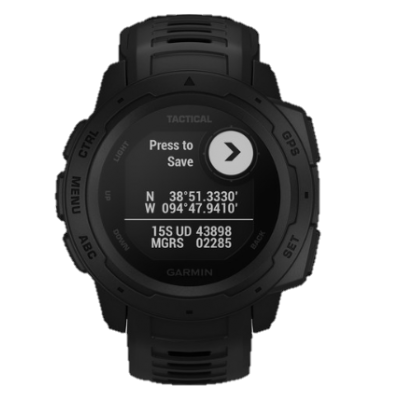 Garmin Instinct Tactical GPS Smartwatch 45mm Black