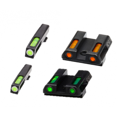 Hi Viz LiteWave H3 Tritium / Litepipe Night Sight Set For Glock 42, 43, 43X & 48