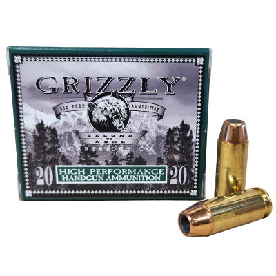 Grizzly Cartridge Company 10mm Auto Ammo 200gr JHP 20 Rounds
