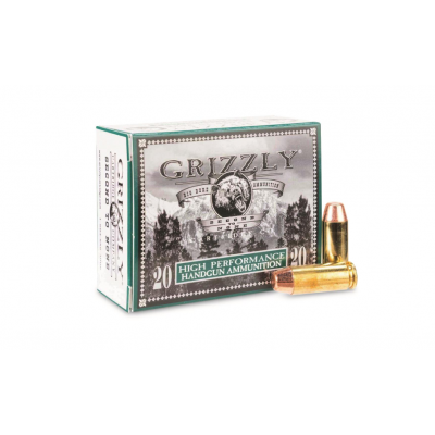 Grizzly Cartridge Company 10mm Auto Ammo 200gr FMJ 20 Rounds
