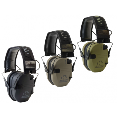 Walker's Razor Slim Electronic Hearing Protection with Morale Patches