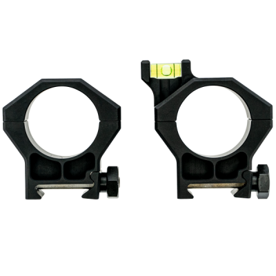 Hawkins Precision Ultra-Light Tactical 1913 Picatinny 30mm Scope Rings with Offset Level Cap