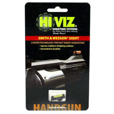 Hi Viz Litewave Front Sight for Smith & Wesson Revolvers with 2.5" or Longer Barrels