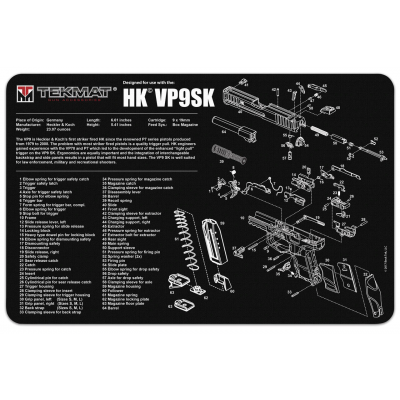 TekMat Handgun Cleaning Mat H&K VP9SK