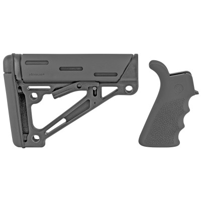 Hogue Overmolded AR-15 Pistol Grip and Mil-Spec Collapsible Stock