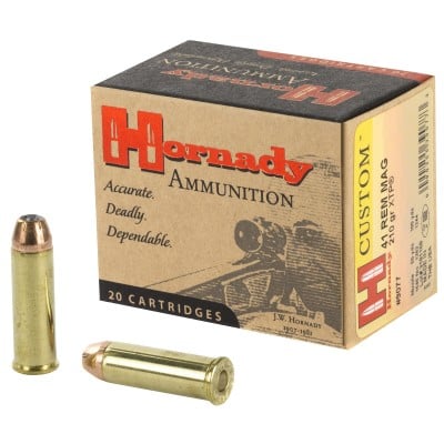 Hornady Custom 41 Remington Magnum 210gr XTP 20 Rounds