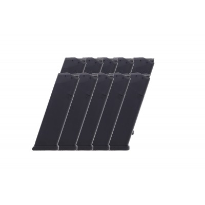 10 Pack of KCI 9mm 17-Round Polymer Magazines for Glock 17 Pistols