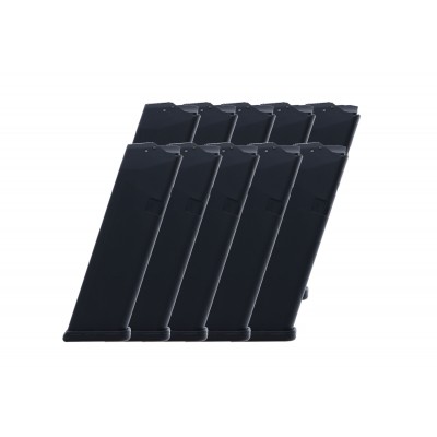 10 Pack of KCI .40 S&W 15-Round Polymer Magazines for Glock 22/23/27/35 Pistols
