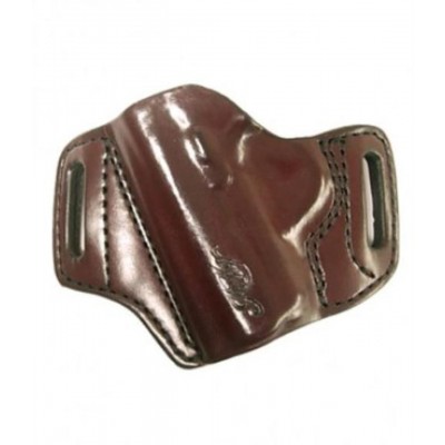 Kimber Express Left Hand Leather Belt Slide Holster for Solo Carry 9mm - Brown