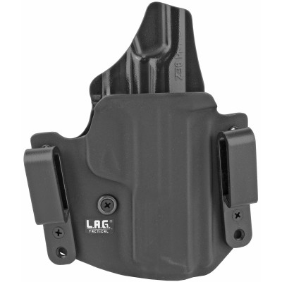 L.A.G. Tactical Defender Series Right-Handed OWB / IWB Holster for S&W Shield EZ 9mm Pistols