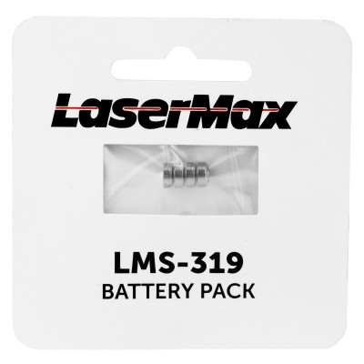 LaserMax Battery Pack for Subcompact Glock Laser Guide Rod Laser 4-Pack