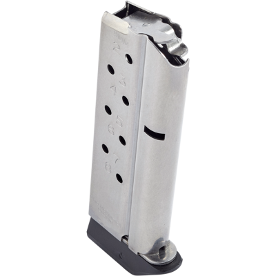 CMC Products Match Grade 1911 Compact 9mm 8-Round Stainless Steel Magazine With Pad Right