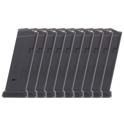 10 Pack of Magpul PMAG GL9 9mm 15-Round Magazines for Glock Pistols