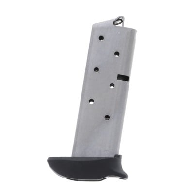 Metalform Colt Mustang .380 ACP Stainless Steel with Basepad Extender 7-Round Magazine