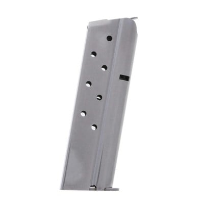 Metalform Standard 1911 Government .40 S&W Stainless Steel 8-Round Magazine w/ Welded Base Plate / Flat Follower