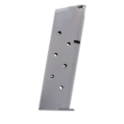 Metalform Standard 1911 Government .45 ACP Stainless Steel 7-Round Magazine w/ Removable Base Plate / Round Follower