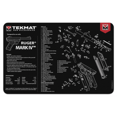 TekMat Handgun Cleaning Mat Ruger Mark IV