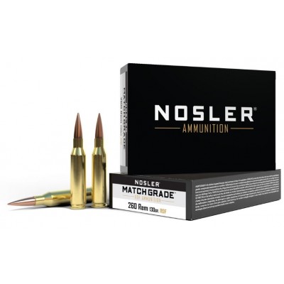 Nosler Match-Grade 260 Remington 130gr RDF 20 Rounds