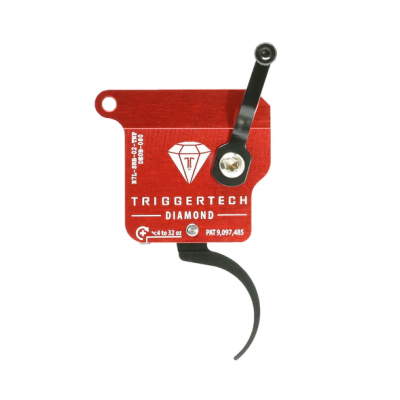 TriggerTech Remington 700 Clone Clean Single-Stage Left-Handed Diamond Trigger — Black