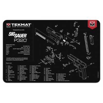 TekMat Handgun Cleaning Mat P320
