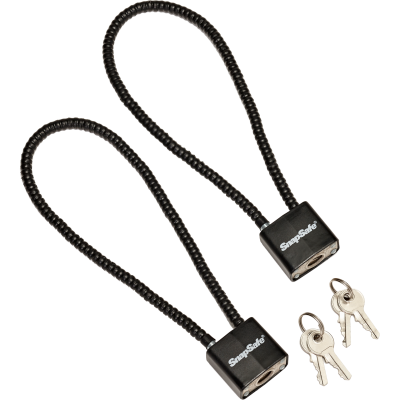 SnapSafe Cable Padlocks 2 Pack