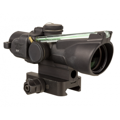 Trijicon 3x24 XB Compact Crossbow ACOG Scope With Green Chevron BDC For 300-340FPS With Q-LOC Mount