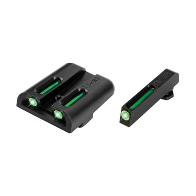 Truglo Brite Site Tritium / Fiber Optic Sights for Glock Pistols in 9mm, 40 S&W, 357 Sig