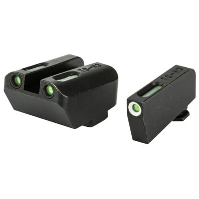 Truglo Brite Site TFX Tritium / Fiber Optic Suppressor-Height Night Sights for Glock Pistols in 10mm, 45 ACP, 45 GAP
