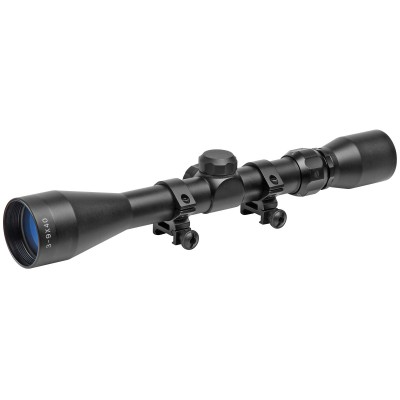 Truglo Trushot 3-9x40mm Riflescope with Weaver Rings