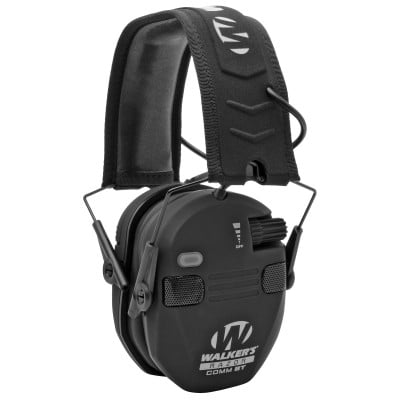 Walker's Razor Quad Electronic Hearing Protection with Bluetooth–Black