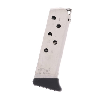 Walther PPK .380 ACP 6-Round Magazine With Finger Rest Right View