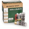 Sellier & Bellot Shotgun 12 Gauge Ammo 2.75" 9 Pellets 00 Buck Shot 25 Shells