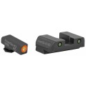 Ameriglo Spartan Tactical Operator Sights for Glock Pistols Chambered in 9mm/.40 S&W/.357 Sig 