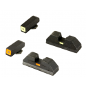 Ameriglo Combative Application Pistol Sights for Glock Pistols in 9mm / .40 S&W / .357 Sig